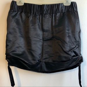 EUC Club Monaco Silk Blend Miniskirt